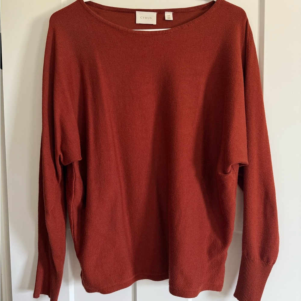Cyrus Women's Warm Terracotta Sweater
